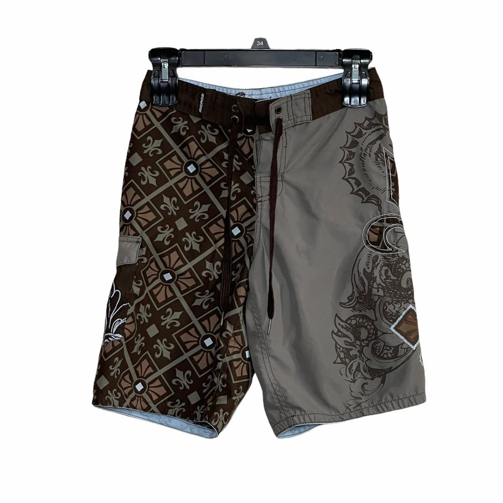 micros shorts kids size 10 brown